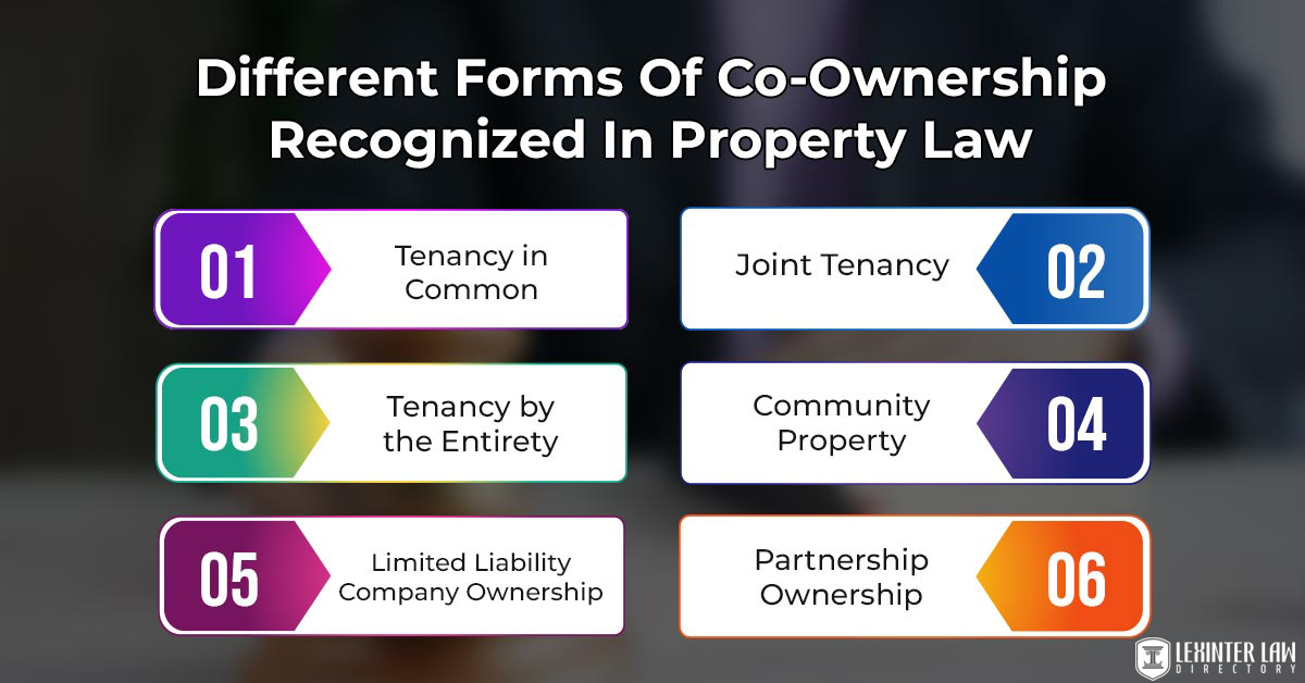 Different Forms Of Co Ownership Recognized In Property Law