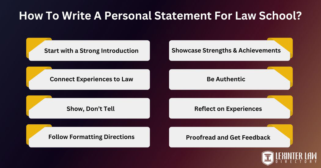How To Write A Personal Statement For Law School?