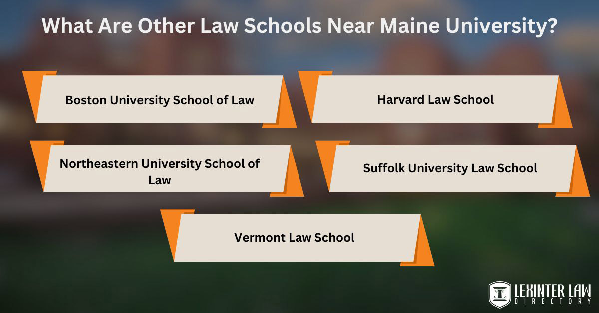What Are Other Law Schools Near Maine University?