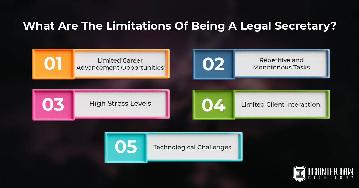 What Are The Limitations Of Being A Legal Secretary