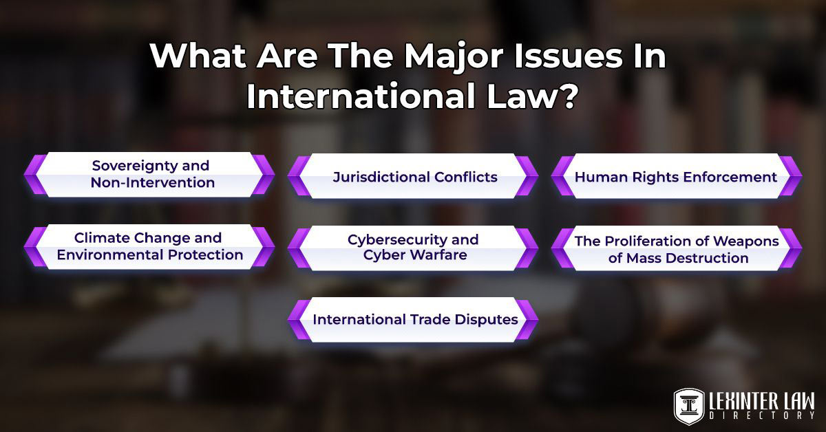 What Are The Major Issues In International Law