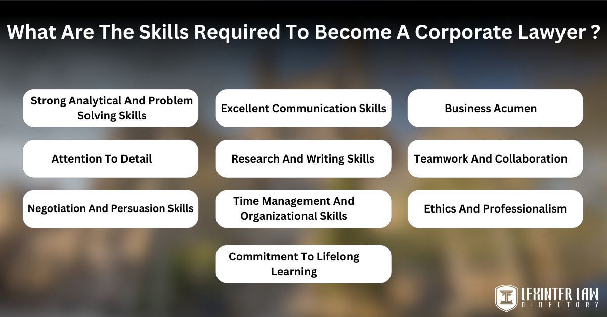 What Are The Skills Required To Become A Corporate Lawyer